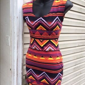 Azteca bodycon dress